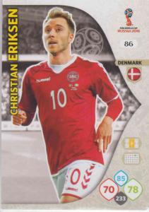 WC18 - 086  Christian Eriksen (Denmark) - Team Mates