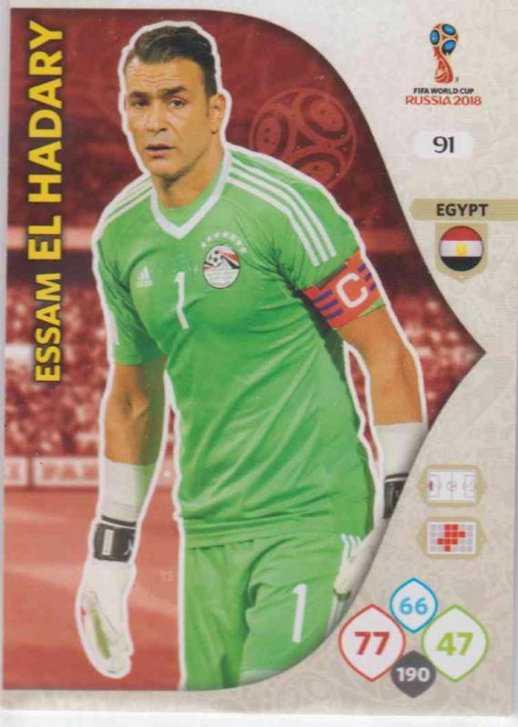 WC18 - 091  Essam El Hadary (Egypt) - Team Mates