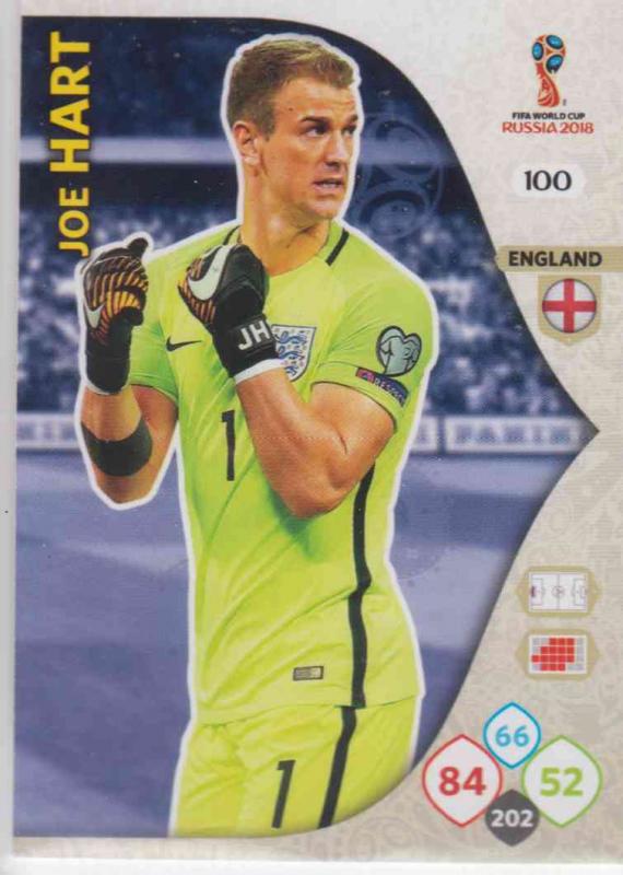 WC18 - 100  Joe Hart (England) - Team Mates