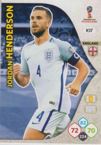WC18 - 107  Jordan Henderson (England) - Team Mates