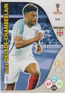 WC18 - 108  Alex Oxlade-Chamberlain (England) - Team Mates