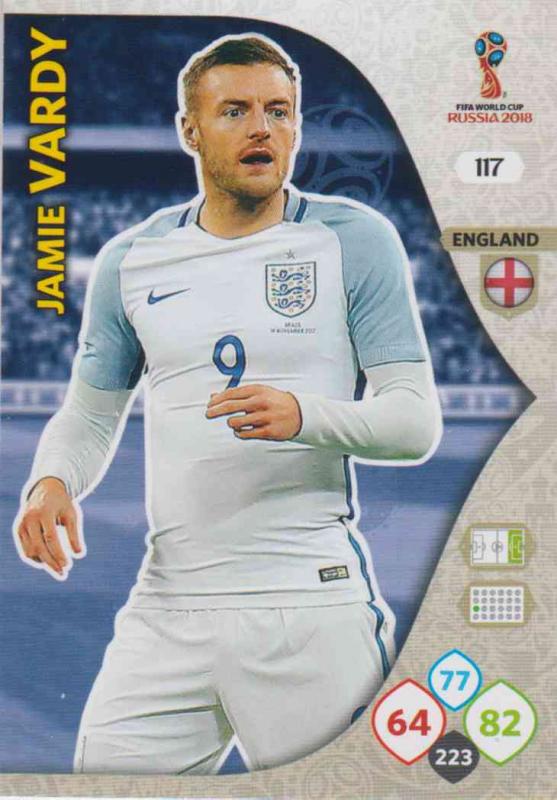 WC18 - 117  Jamie Vardy (England) - Team Mates
