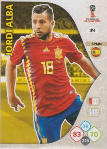 WC18 - 119  Jordi Alba (Spain) - Team Mates