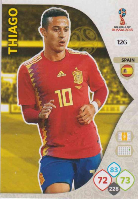 WC18 - 126  Thiago Silva (Spain) - Team Mates
