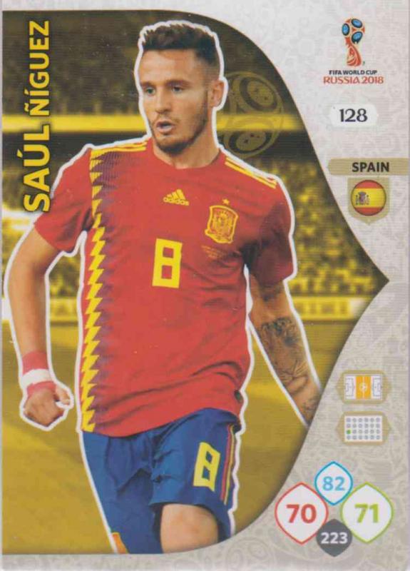 WC18 - 128  Saul Niguez (Spain) - Team Mates