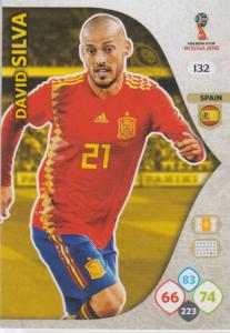WC18 - 132  David Silva (Spain) - Team Mates
