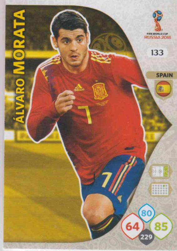 WC18 - 133  Alvaro Morata (Spain) - Team Mates