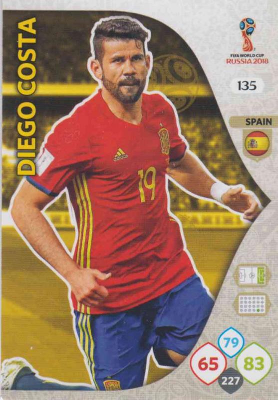 WC18 - 135  Diego Costa (Spain) - Team Mates
