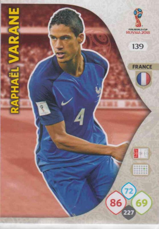 WC18 - 139  Raphael Varane (France) - Team Mates