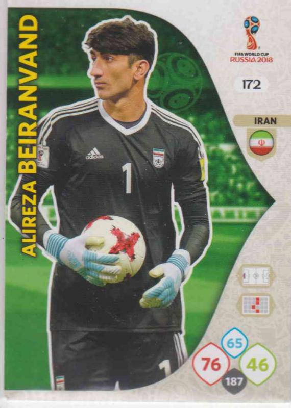 WC18 - 172  Alireza Beiranvand (Iran) - Team Mates