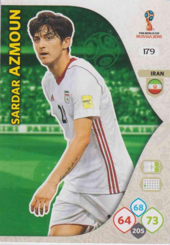 WC18 - 179  Sardar Azmoun (Iran) - Team Mates