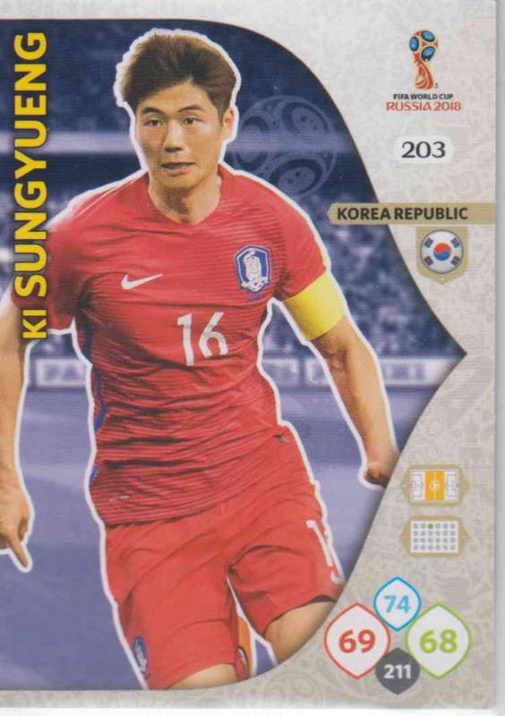 WC18 - 203  Ki Sung-Yueng (Korea Republic) - Team Mates