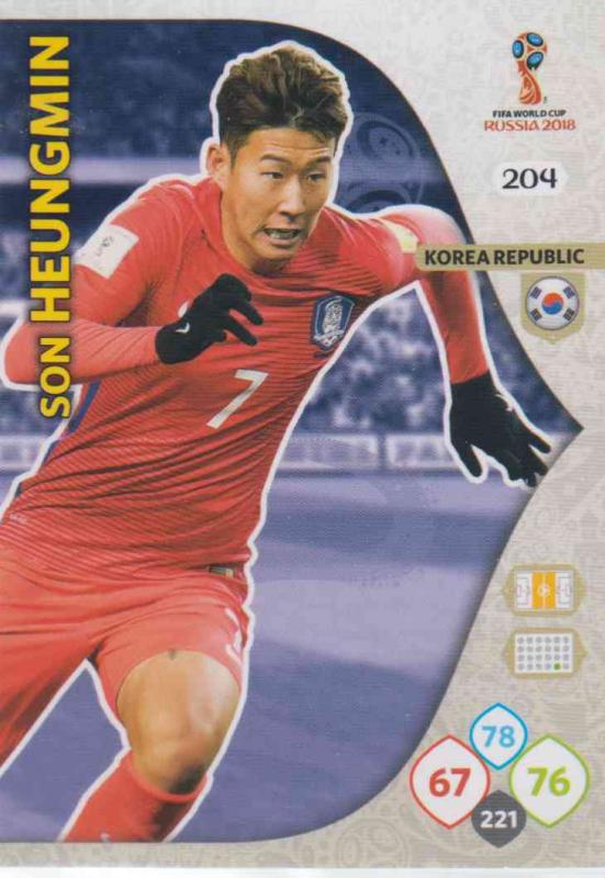 WC18 - 204  Son Hueng-Min (Korea Republic) - Team Mates