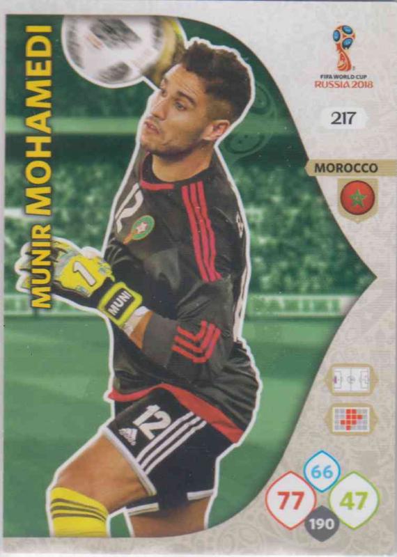 WC18 - 217  Munir Mohamedi (Morocco) - Team Mates