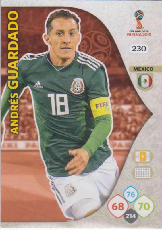 WC18 - 230  Andres Guardado (Mexico) - Team Mates