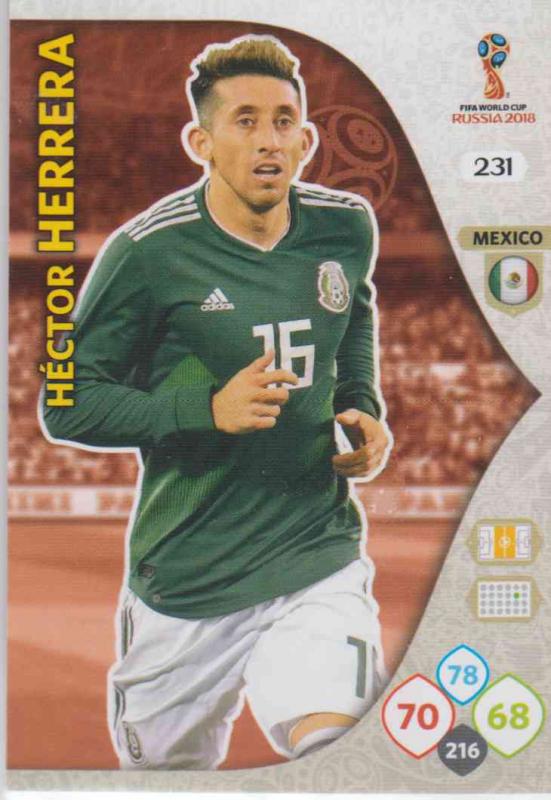 WC18 - 231  Hector Herrera (Mexico) - Team Mates