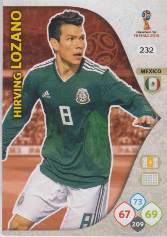 WC18 - 232  Hirving Lozano (Mexico) - Team Mates