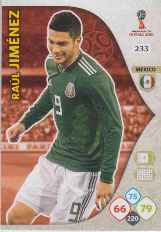 WC18 - 233  Raul Jimenez (Mexico) - Team Mates