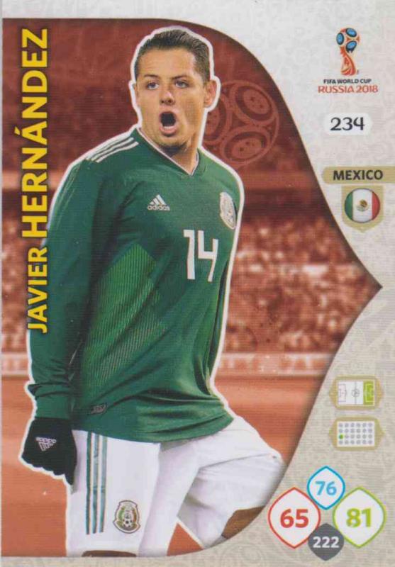 WC18 - 234  Javier Hernandez (Mexico) - Team Mates