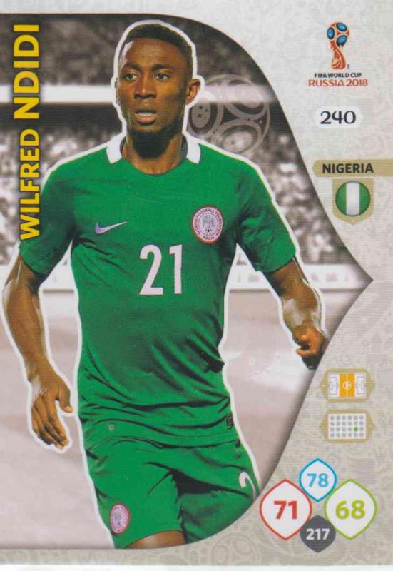 WC18 - 240  Wilfred Ndidi (Nigeria) - Team Mates