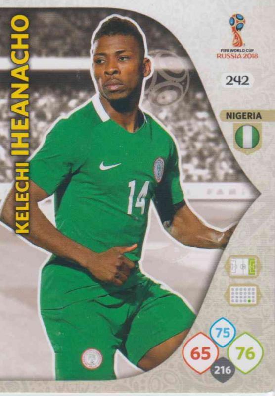 WC18 - 242  Kelechi Iheanacho (Nigeria) - Team Mates