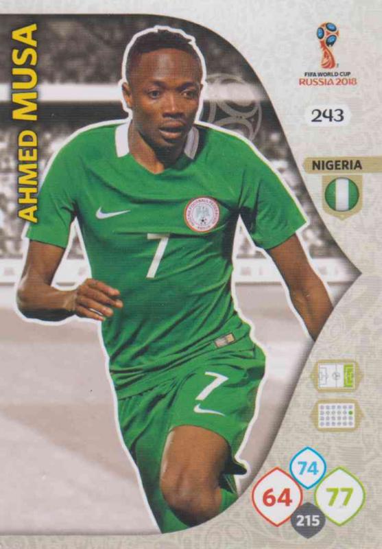 WC18 - 243  Ahmed Musa (Nigeria) - Team Mates