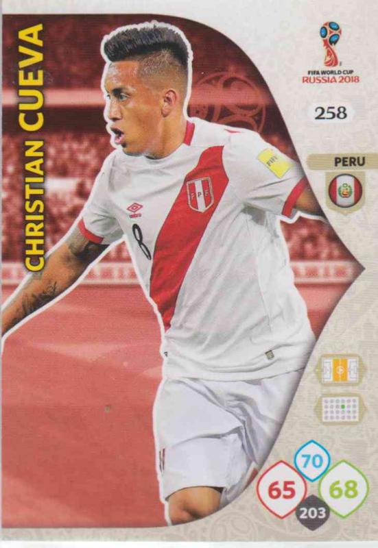 WC18 - 258  Christian Cueva (Peru) - Team Mates