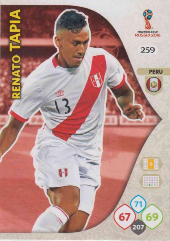 WC18 - 259  Renato Tapia (Peru) - Team Mates