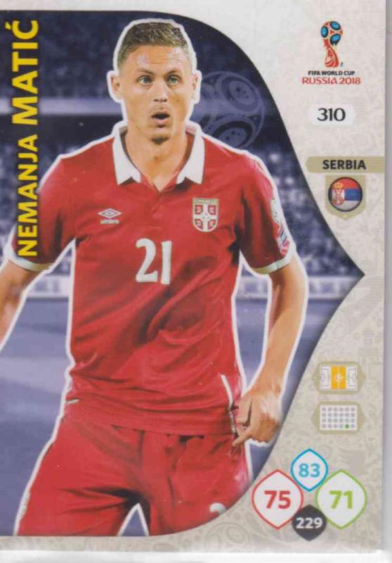 WC18 - 310  Nemanja Matic (Serbia) - Team Mates