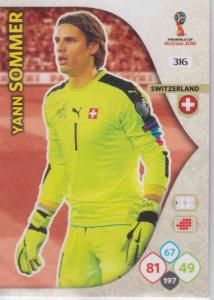 WC18 - 316  Yann Sommer (Switzerland) - Team Mates
