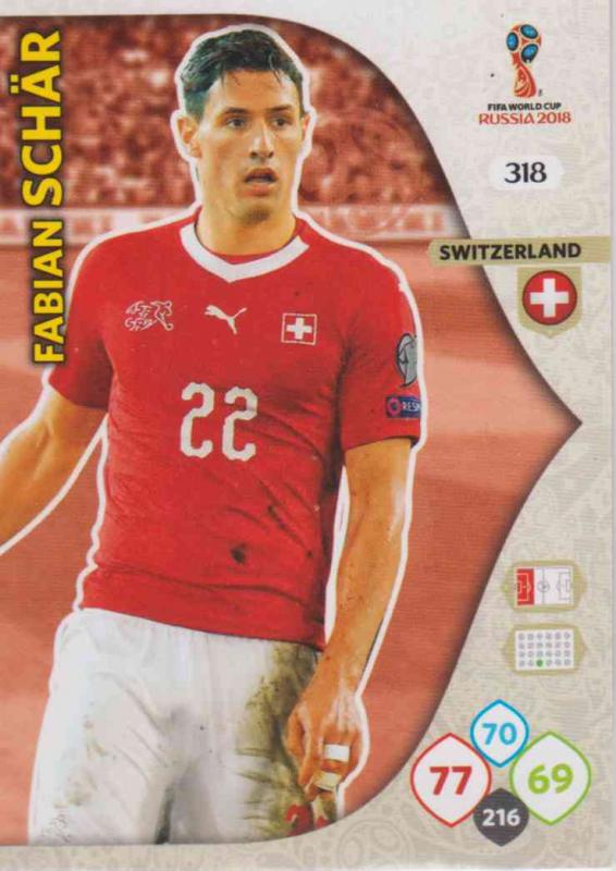 WC18 - 318  Fabian Schar (Switzerland) - Team Mates