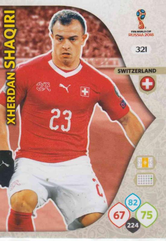 WC18 - 321  Xherdan Shaqiri (Switzerland) - Team Mates
