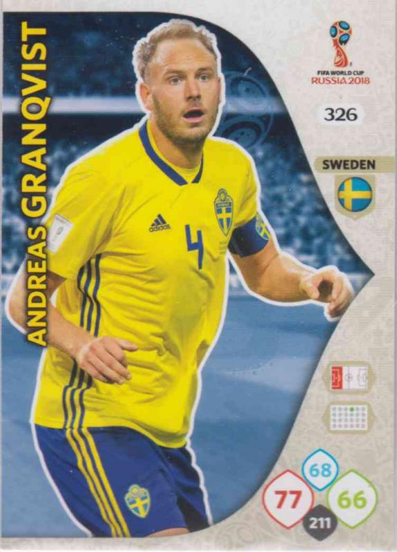 WC18 - 326  Andreas Granqvist (Sweden) - Team Mates
