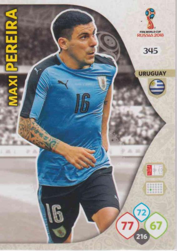 WC18 - 345  Maxi Pereira (Uruguay) - Team Mates
