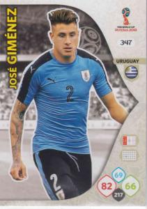 WC18 - 347  Jose Gimenez (Uruguay) - Team Mates
