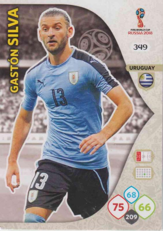 WC18 - 349  Gaston Silva (Uruguay) - Team Mates