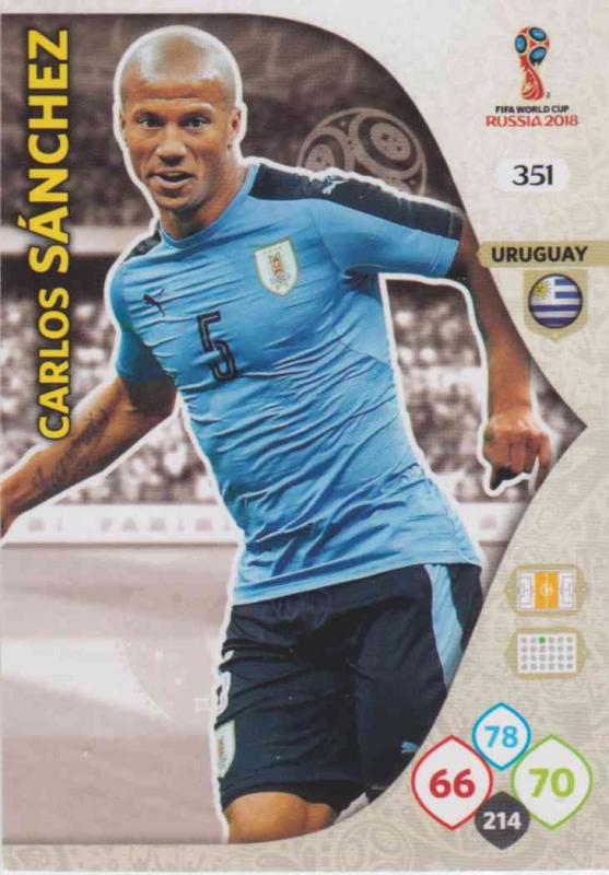 WC18 - 351  Carlos Sanchez (Uruguay) - Team Mates