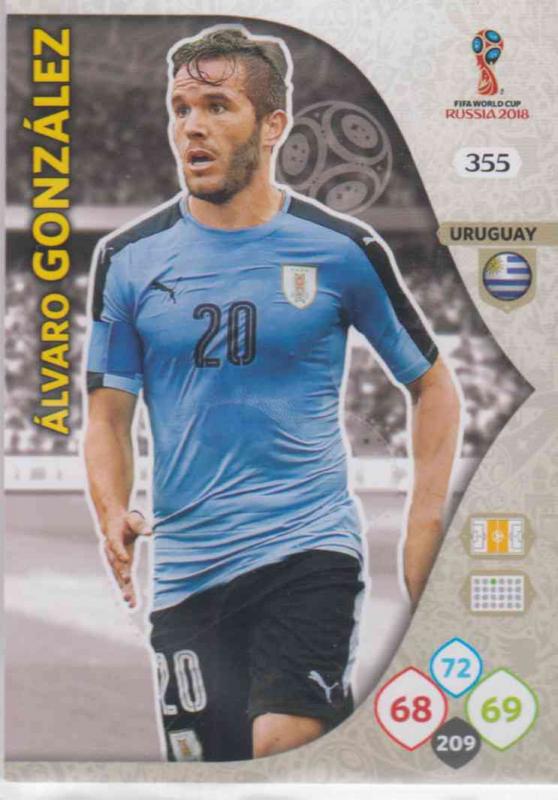 WC18 - 355  Alvaro Gonzalez (Uruguay) - Team Mates