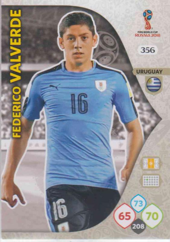 WC18 - 356  Federico Valverde (Uruguay) - Team Mates