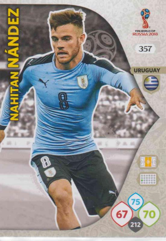 WC18 - 357  Nahitan Nandez (Uruguay) - Team Mates