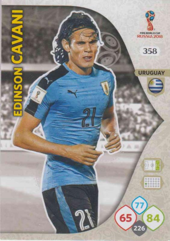 WC18 - 358  Edinson Cavani (Uruguay) - Team Mates