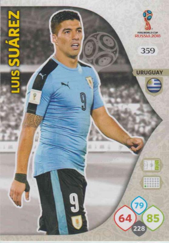 WC18 - 359  Luis Suarez (Uruguay) - Team Mates