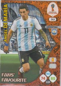 WC18 - 361  Angel Di Maria (Argentina) - Fans' Favourite