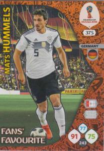 WC18 - 375  Mats Hummels (Germany) - Fans' Favourite