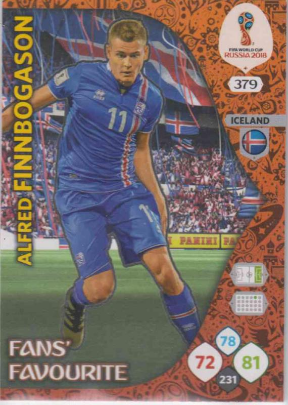WC18 - 379  Alfred Finnbogason (Iceland) - Fans' Favourite