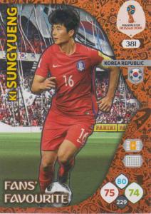 WC18 - 381  Ki Sung-Yueng (Korea Republic) - Fans' Favourite