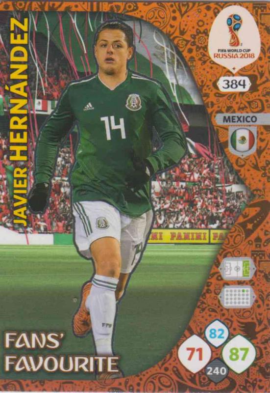 WC18 - 384  Javier Hernandez (Mexico) - Fans' Favourite