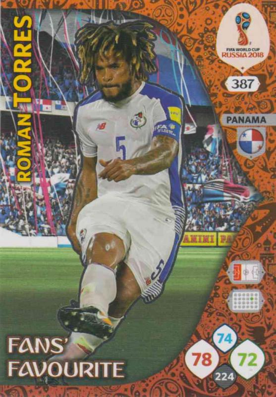 WC18 - 387  Roman Torres (Panama) - Fans' Favourite
