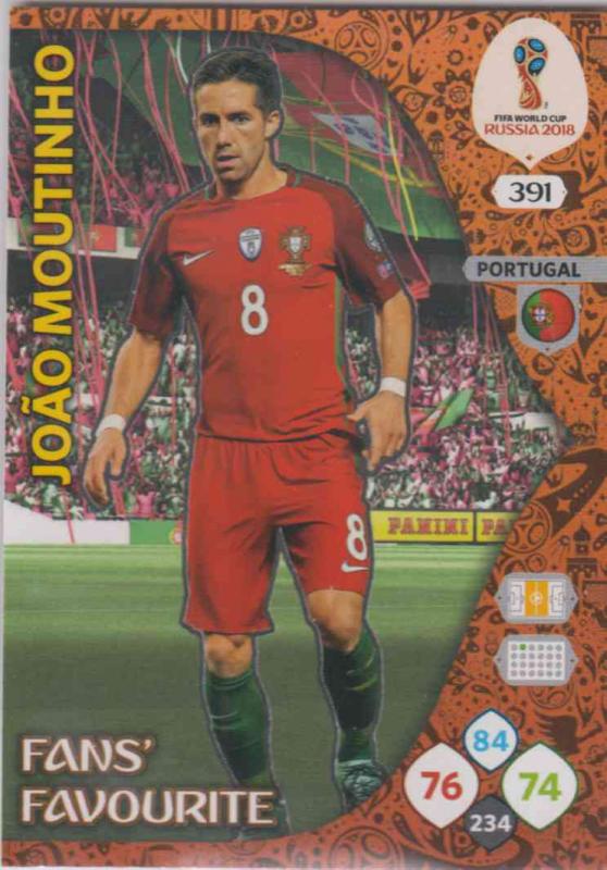 WC18 - 391  Joao Moutinho (Portugal) - Fans' Favourite