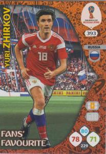 WC18 - 393  Yuri Zhirkov (Russia) - Fans' Favourite